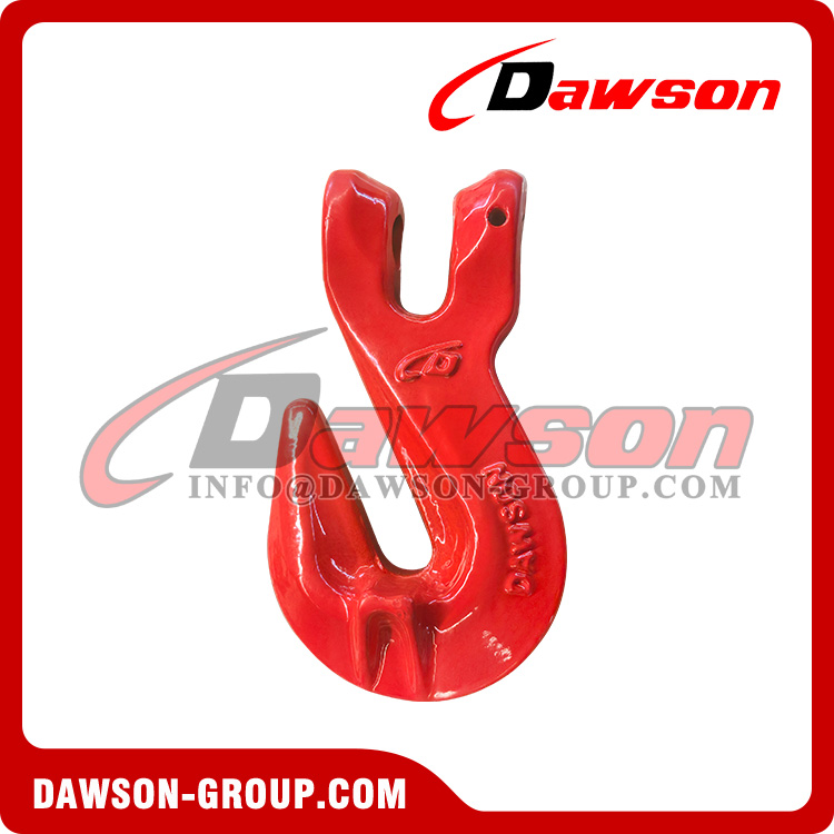  DS086 G80 6-26MM Clevis Shortening Cradle Grab Hook with Wings for Chain Slings