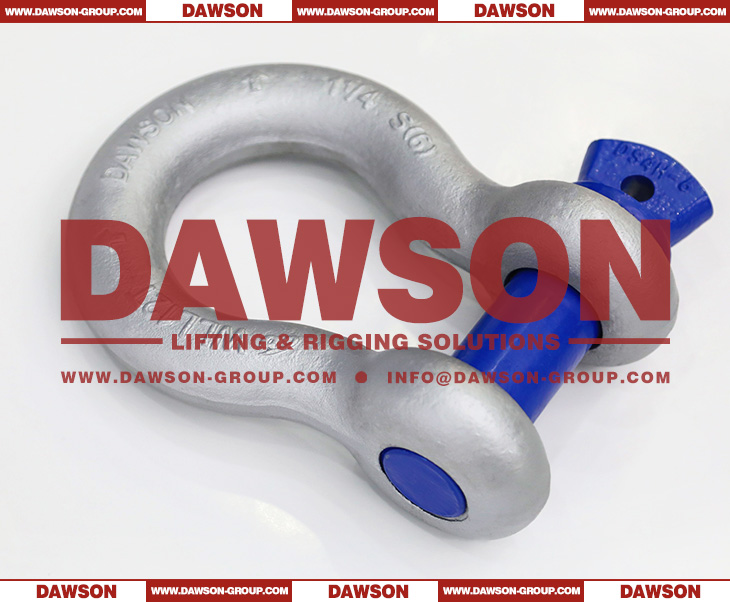 DAWSON Hot Dip Galvanized US Type DG209 Bow Shackle with Screw Pin, S6 High Strength Screw Pin Anchor Shackle - Dawson Group Ltd. - China Manufacturer, Factory