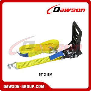 DAWSON × TYSONNEEMA 5T X 5M ABS Ergo Ratchet Tie Down Straps, 50MM 5000KG X 5M Ergonomic Ratchet Straps