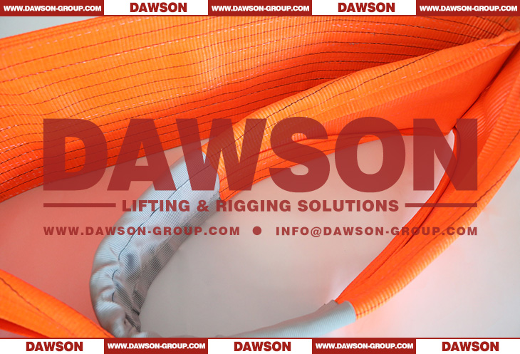 WLL 30 Ton Heavy Duty Polyester Webbing Slings - Lifting Slings Crane Slings - Dawson Group Ltd. - China Factory