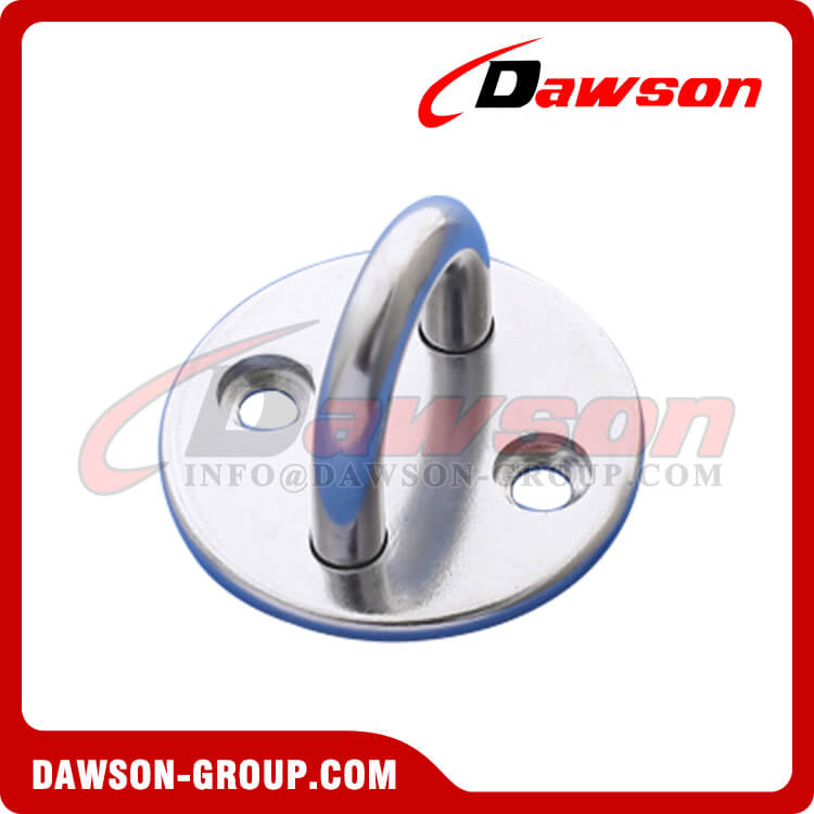 Stainless Steel Round Pad Eye, AISI316 Round Eye Plate