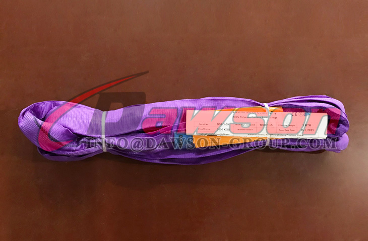 WLL 1T Polyester Round Slings - Dawson Group Ltd. - China Manufacturer, Supplier