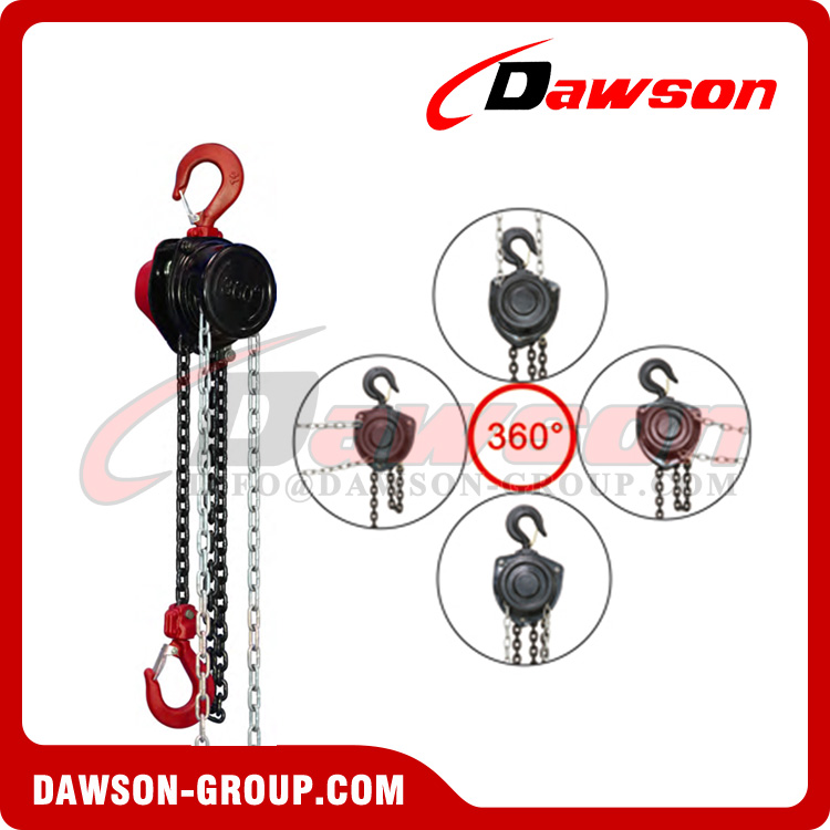 DSVR 360° Hand Chain Hoist with Rotatable Hand Chain, 360 Degrees Lifting  Chain Blocks, Manual Chain Hoist - Dawson Group Ltd. - China Manufacturer,  Supplier, Factory