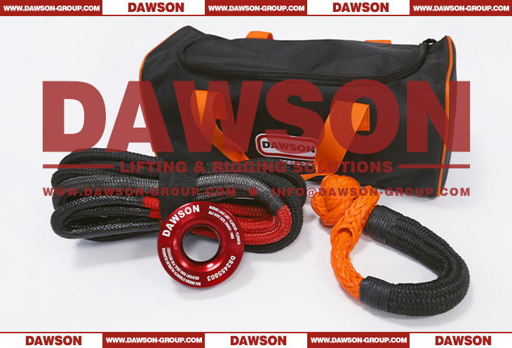 Package about Vehicle Recovery Rope, Kinetic Recovery Rope, Synthetic Soft Shackle, Aircraft Grade Aluminum Winch Snatch Recovery Ring - Dawson Group Ltd. - China Manufacturer, Factory