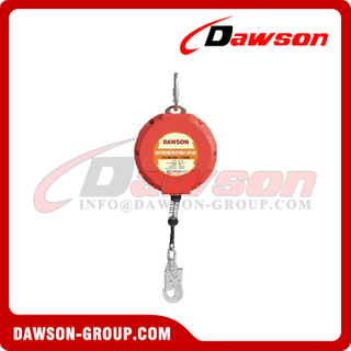DS-HE-12(S), DS-HE-15(S), DS-HE-20(S) Galvanized Wire Retractable Lifeline, Stainless Steel Self-Retracting Lifeline