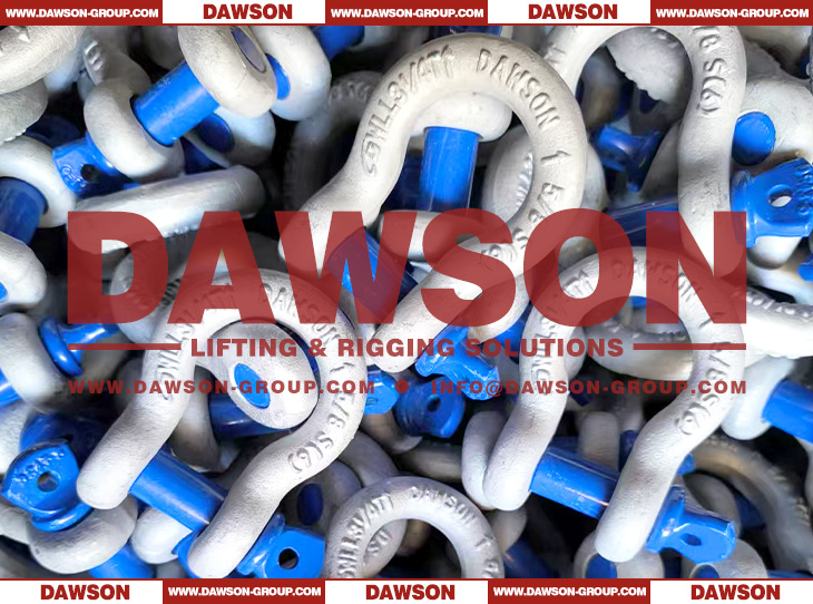 Dawson Brand Hot Dip Galvanized US Type DG209 Bow Shackle with Screw Pin, S6 High Strength Screw Pin Anchor Shackle - Dawson Group Ltd. - China Supplier, Factory