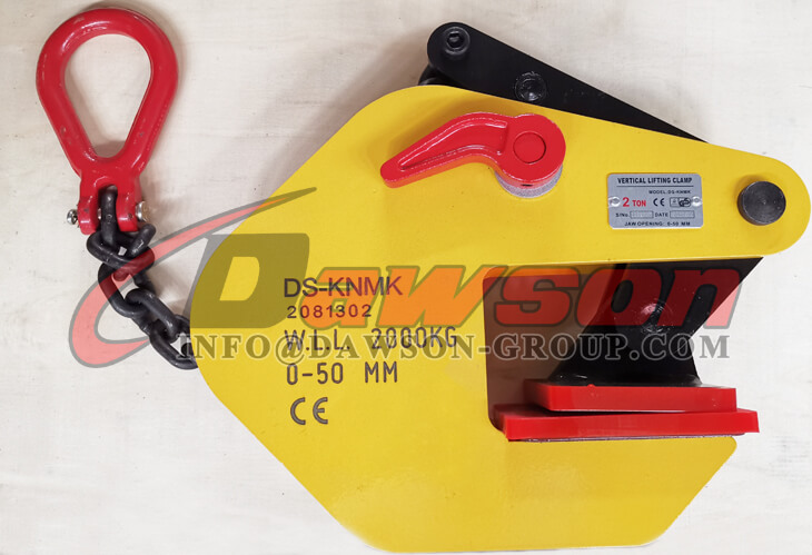 DS-KNMK Vertical Lifting Clamp, Steel Plate Clamp 2000KG - Dawson Group Ltd. - China Manufacturer, Supplier