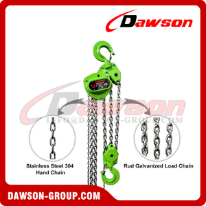 DAWSON Low Temperature Performance Manual Chain Block Hoist for Marine and Offshore Operations