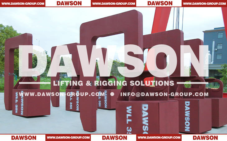 Heavy Duty C Type Lifting Clamps Hook for Handling Steel Coils Welding with Multi-Layer Steel Plates - Dawson Group Ltd. - China Factory