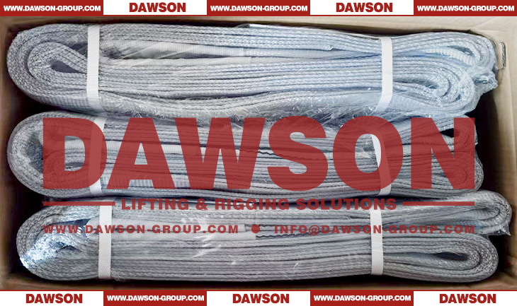 WLL 4 Ton Polyester Webbing Slings - Lifting Slings, 4000KG Web Lifting Sling - Dawson Group Ltd. - China Manufacturer, Supplier