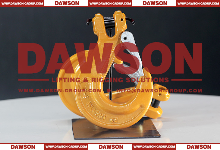 DS012 G80 Clevis Sling Hook with Cast Latch for Crane Lifting Chain Slings - Dawson Group Ltd. - China Manufacturer