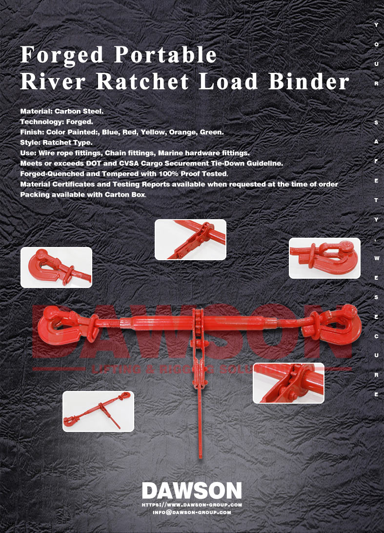 Forged Portable River Ratchet Load Binder - Dawson Group Ltd. - China Supplier, Manufacturer, Factory