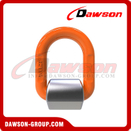 DS349 G80 WLL 1.12-30T Lifting Points, Drop Forged D Ring