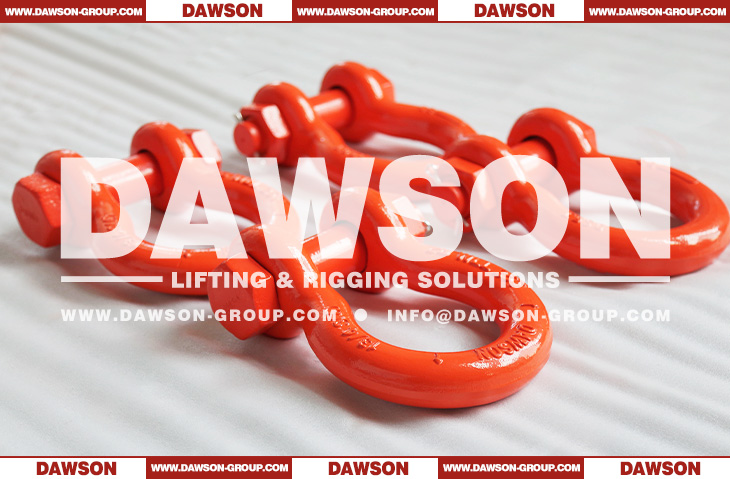 WLL 25T Hot Dip Galvanized US Type DG2130 Bow Shackle with Safety Pin, S6 Bolt Type Anchor Shackle - Dawson Group Ltd. - China Factory, Supplier