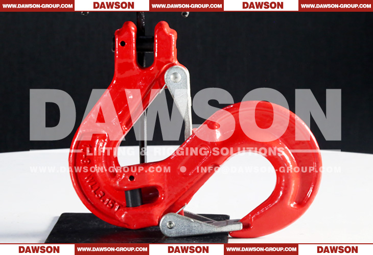 DS333 G80 Forged Clevis Sling Hook with Cast Latch for Lifting Chain Slings - Dawson Group Ltd. - China Supplier, Factory
