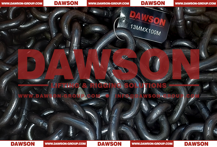 13mm EN818-2 Grade 80 Alloy Lifting Chain, G80 Lifting Chain, Grade 80 Short Link Chain for Chain Slings - Dawson Group Ltd. - China Manufacturer, Supplier, Factory