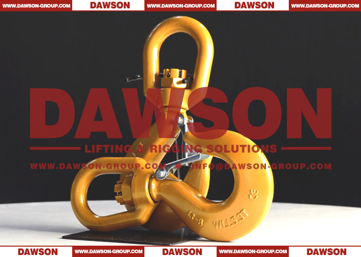 DS040 G80 6-32MM Swivel Hook with Safety Latch for Heavy Duty Crane Lifting Chain Slings - Dawson Group Ltd. - China Manufacturer