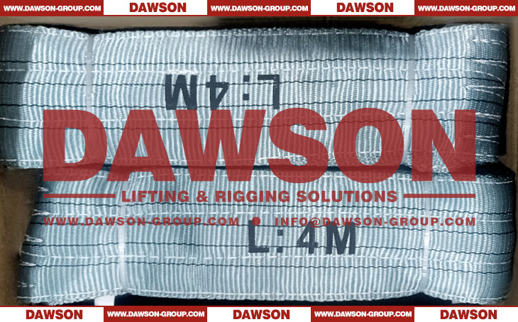 WLL 4 Ton 4000kg Polyester Webbing Slings - Lifting Slings - Dawson Group Ltd. - China Manufacturer, Factory