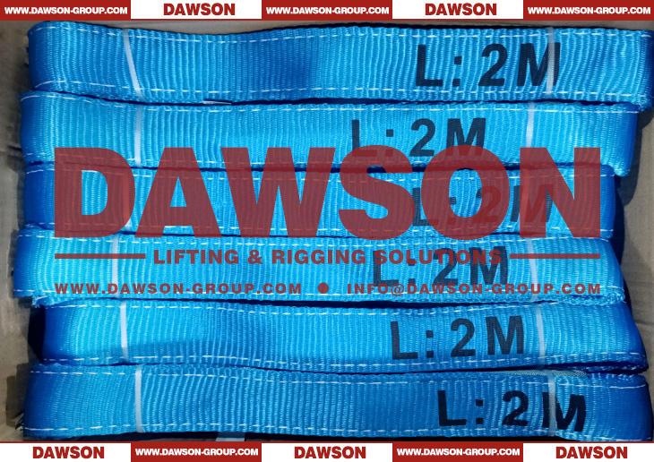 WLL 8 Ton 8000kg Polyester Webbing Slings - Lifting Slings - Dawson Group Ltd. - China Factory