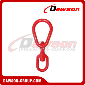 Stainless Steel Swivels with Pear Link for Commercial Fishing Trawling Net, SS316 SS304 Swivels