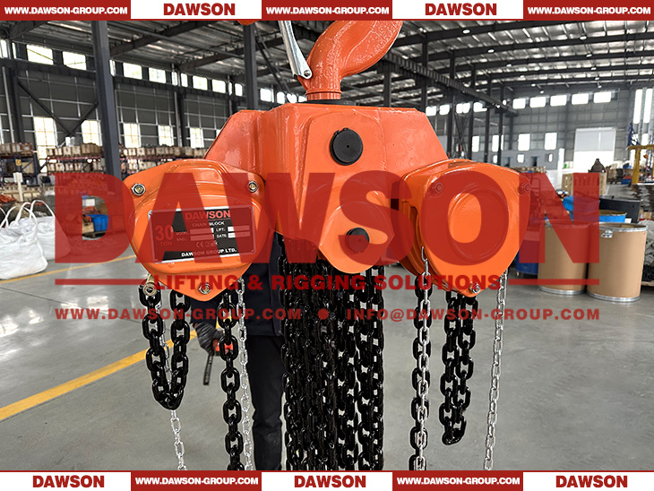DSVC 30T Heavy Duty Chain Block for Lifting Goods - Dawson Group Ltd. - China Manufacturer, Supplier, Factory