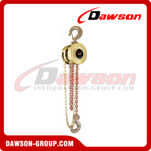 DSSQ 0.5T - 30T Aluminum Bronze Explosion-proof Chain Hoist / No Sparking Chain Block for Lifting Goods