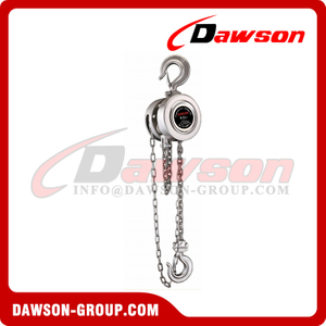 DSS-A 0.5T - 10T Stainless Steel Chain Hoist / Pulley Chain Block for Lifting