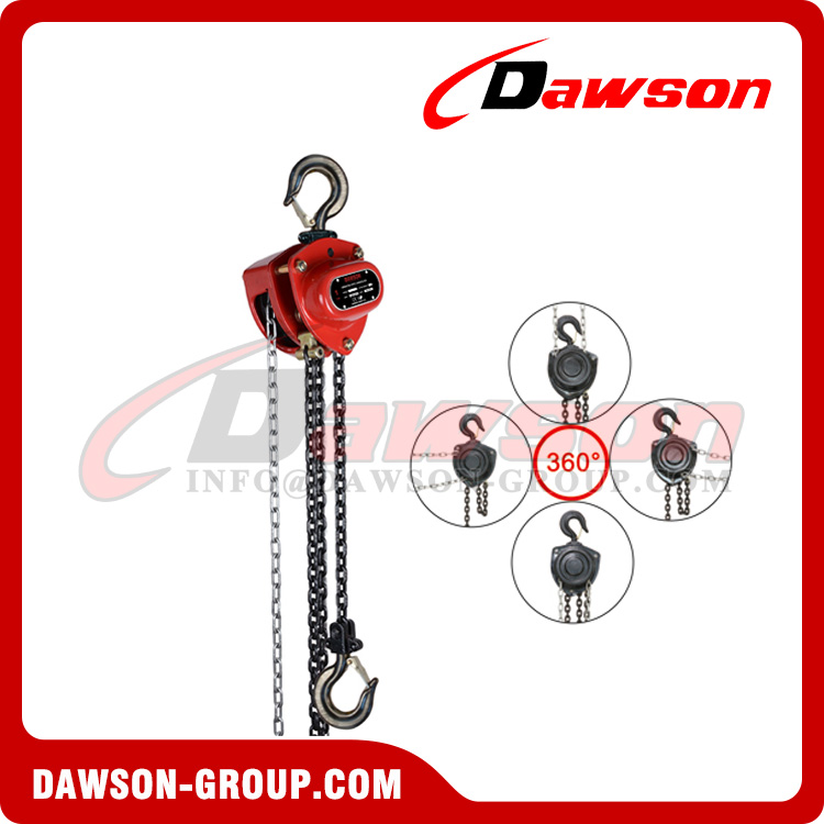 DSVD 360&deg; Hand Chain Hoist with Rotatable Hand Chain, 360 Degrees Rotation Lifting Chain Blocks - Dawson Group Ltd. - China Manufacturer, Supplier, Factory