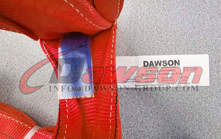 WLL 5000kg Polyester Webbing Slings - Lifting Slings - Dawson Group Ltd. - China Supplier, Manufacturer, Factory