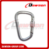 DSJ-1179 Full Body Safety Harness Steel Carabiner, Cold Formed Steel Self-locking Carabiner for Climbing