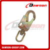 DSJ-2211-N Steel Snap Hook for Climbing and Emergency Rescue, Sheet Steel Safety Hook