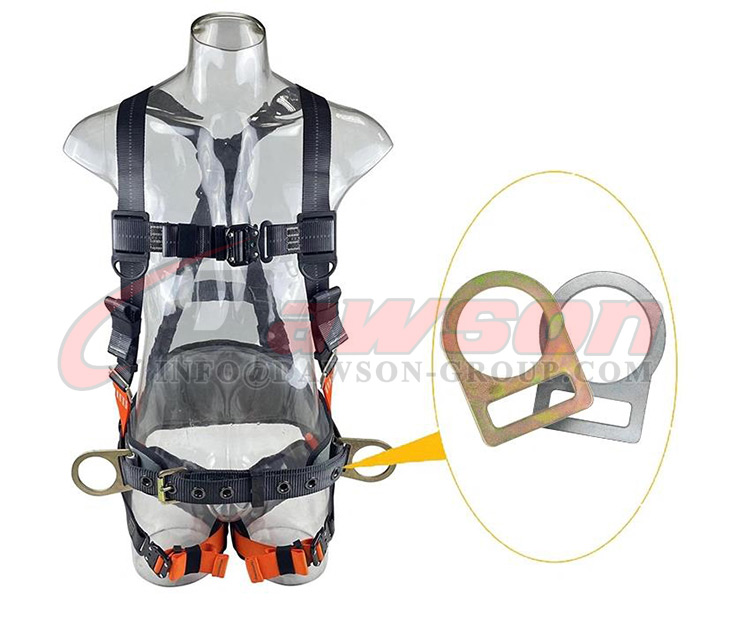 DSJ3001 Fall Protection Full Body Harness Stamped DRing, 50MM Safety