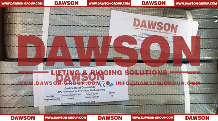 DAWSON WLL 4 Ton Webbing Sling ISO4878 Lifting Slings - Dawson Group Ltd. - China Supplier, Factory