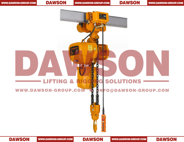 DS-HBT 1T-5T Electric Chain Hoist with Electric Trolley, Electric Hoist, Lifting Tools & Equipment - Dawson Group Ltd. - China Factory