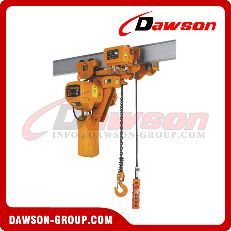 DS-HHBBL 0.5T-32T Super Low Lifting Electric Chain Hoist with Electric ...