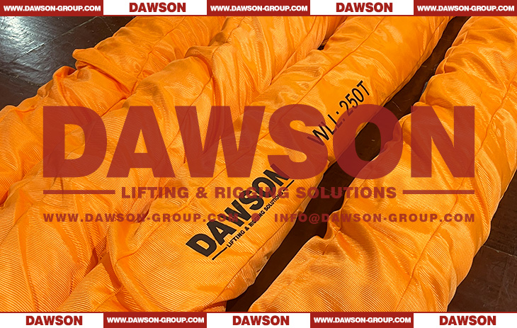 DAWSON WLL 250T Polyester Heavy Duty Round Slings for Lifting - Dawson Group Ltd. - China Manufacturer