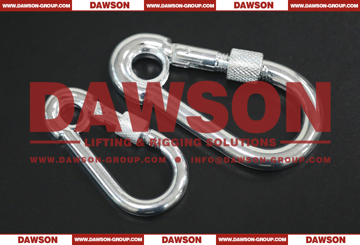 DAWSON Electric Galvanized Snap Hook with Eyelet and Screw with Zinc Plated, Carbine Hooks - Dawson Group Ltd. - China Factory