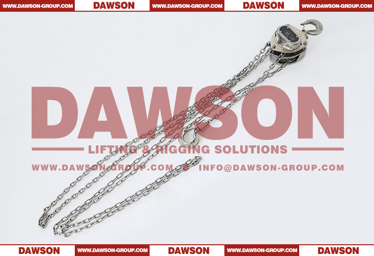 DAWSON DS-ST-C 0.5T Stainless Steel Chain Hoist, SS 500kg Chain Block, Manual Chain Hoist - Dawson Group Ltd. - China Supplier, Factory