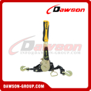 DAWSON Quick Locking & Release Ratchet Chain Load Binder with 5/16'' G70 Transport Chain for Tie-down Heavy Equipment