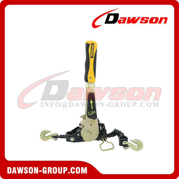 DAWSON Quick Locking & Release Ratchet Chain Load Binder with 5/16'' G70 Transport Chain for Tie-down Heavy Equipment