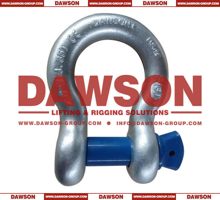 Dawson Brand Hot Dip Galvanized US Type DG209 Bow Shackle with Screw Pin, S6 High Strength Screw Pin Anchor Shackle - Dawson Group Ltd. - China Manufacturer, Supplier