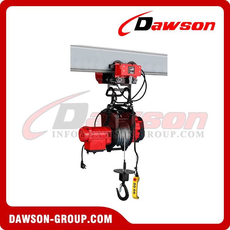 DAWSON DS-TNJ Series Electric Wire Winch with a Monorail Trolley