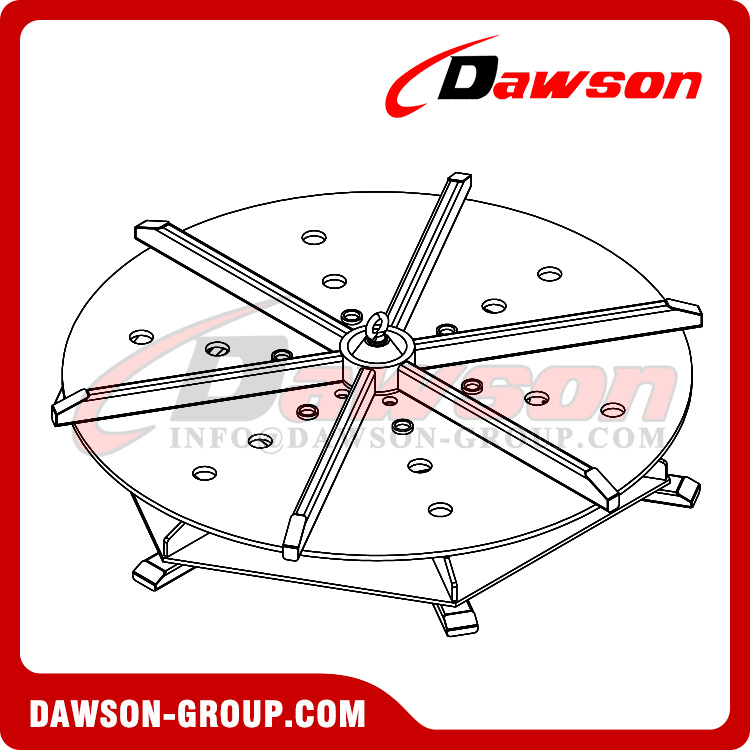 Turntable Rope Plate Unpowered Turntable for Wire Rope, Wire Rope Turntable and Manual Work ...