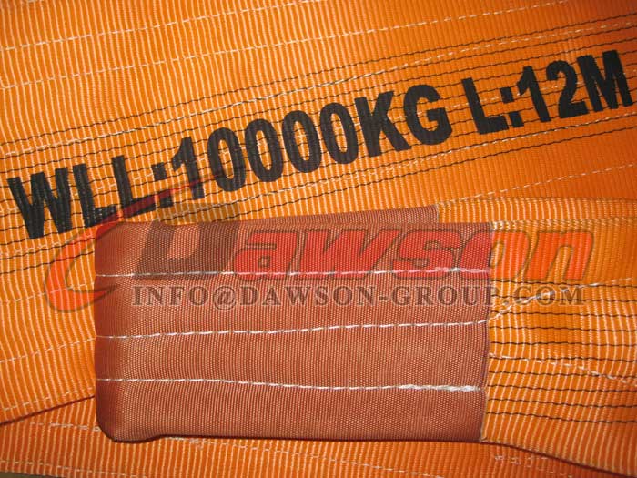 WLL 12 Ton Polyester bing Slings, 12000kg Endless Type  Lifting