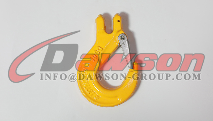 G80 Clevis Sling Hook with Cast Latch for Lifting Chain Slings