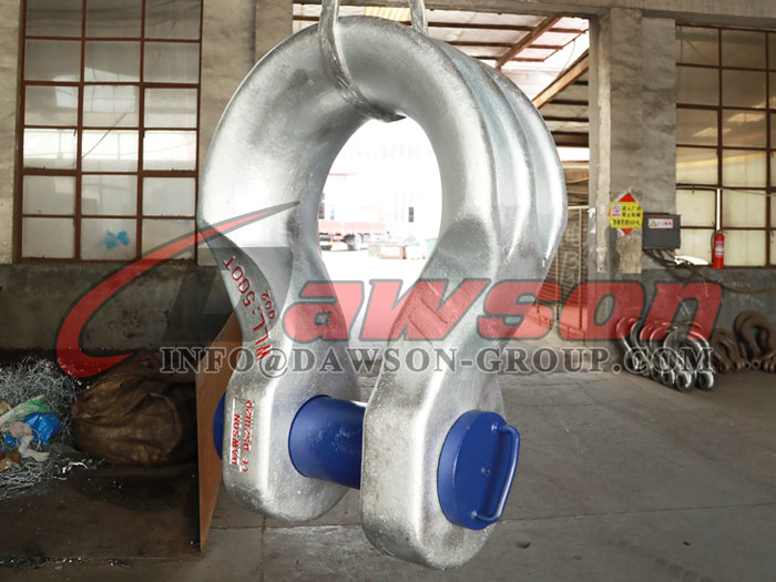 DG2160 Alloy Steel Bolt Type Wide Body Shackle for Synthetic Web Slings, Synthetic Round Slings or Wire Rope Slings - Dawson Group Ltd. - China Manufacturer, Supplier, Factory