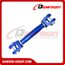 DAWSON™ BLUESNAKE™ HD Turnbuckle with Jaw & Jaw, Heavy Duty UU Type Lashing Turnbuckle for Tightening