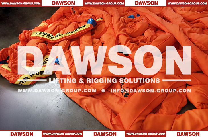 DAWSON WLL 50T Polyester Round Slings, 50000KG Lifting Slings - Dawson Group Ltd. - China Manufacturer