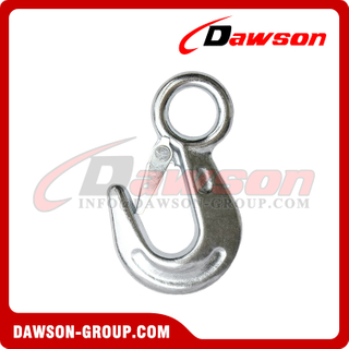 DS-HK-4 BS 3500kgs/7700lbs Forged Eye Hook, Heavy Duty Eye Grab Hook