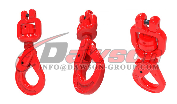 G80 / Grade 80 Clevis Swivel Self-Locking Hook with Bearing for